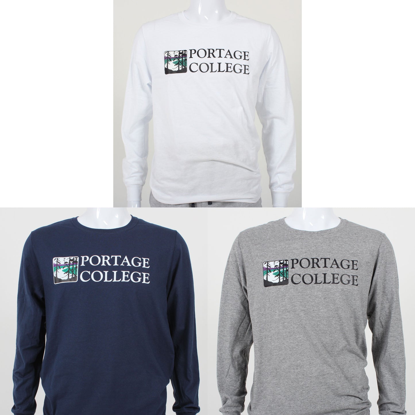 Portage Logo Long sleeve Tees