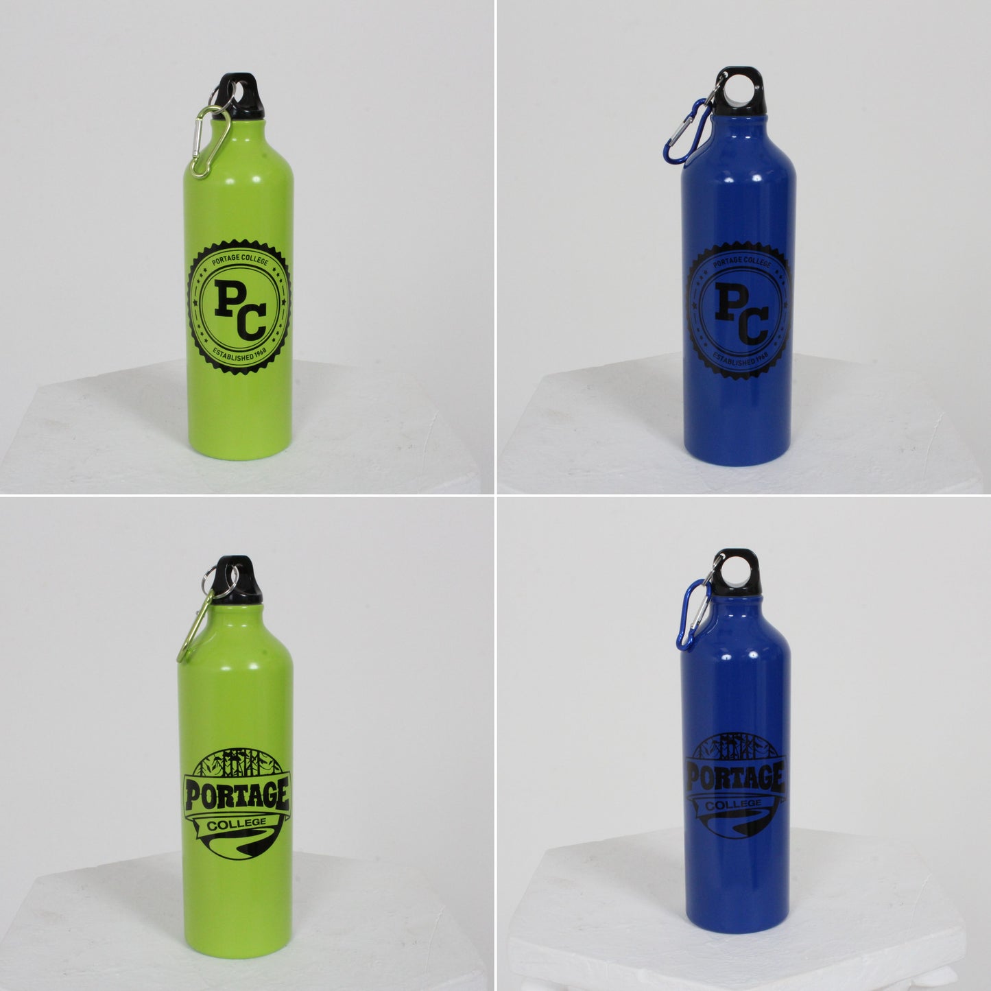 Portage College Water Bottles