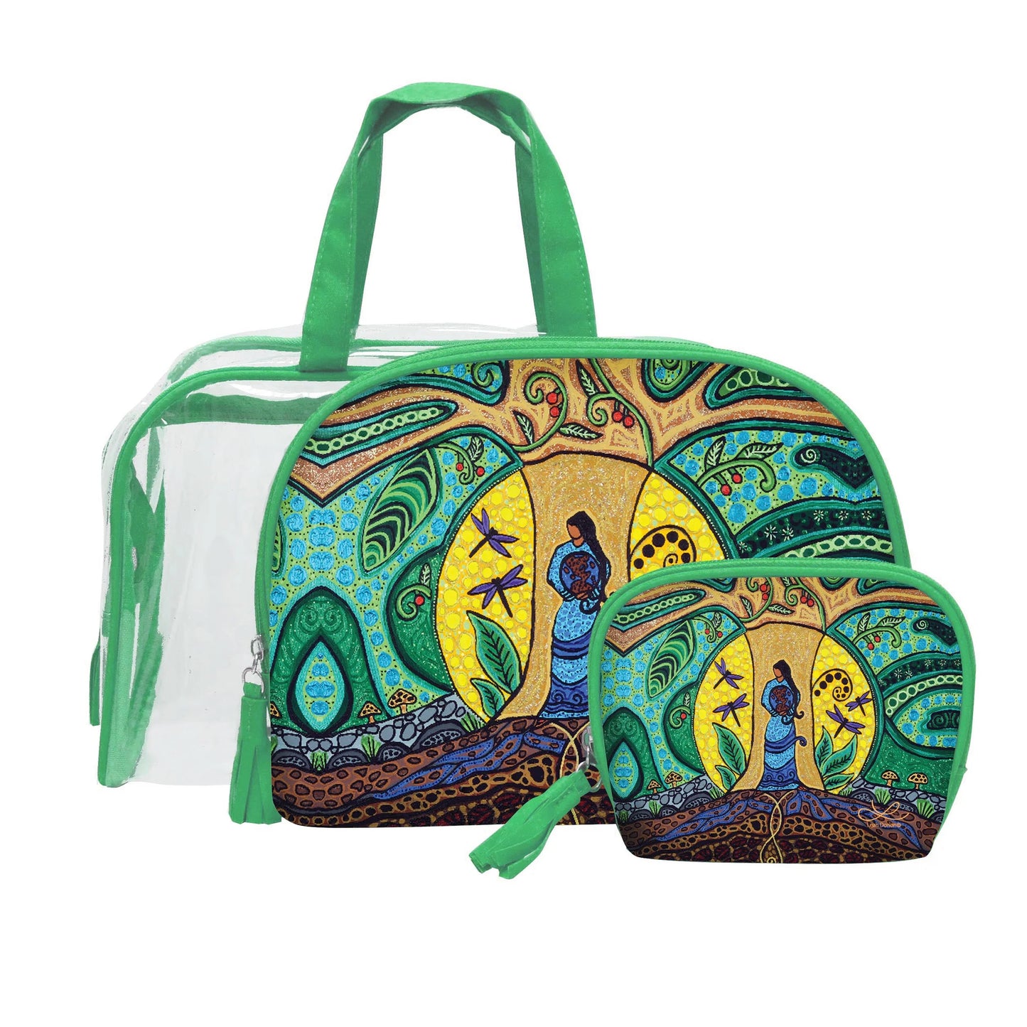 Indigenous Art Cosmetic Bags