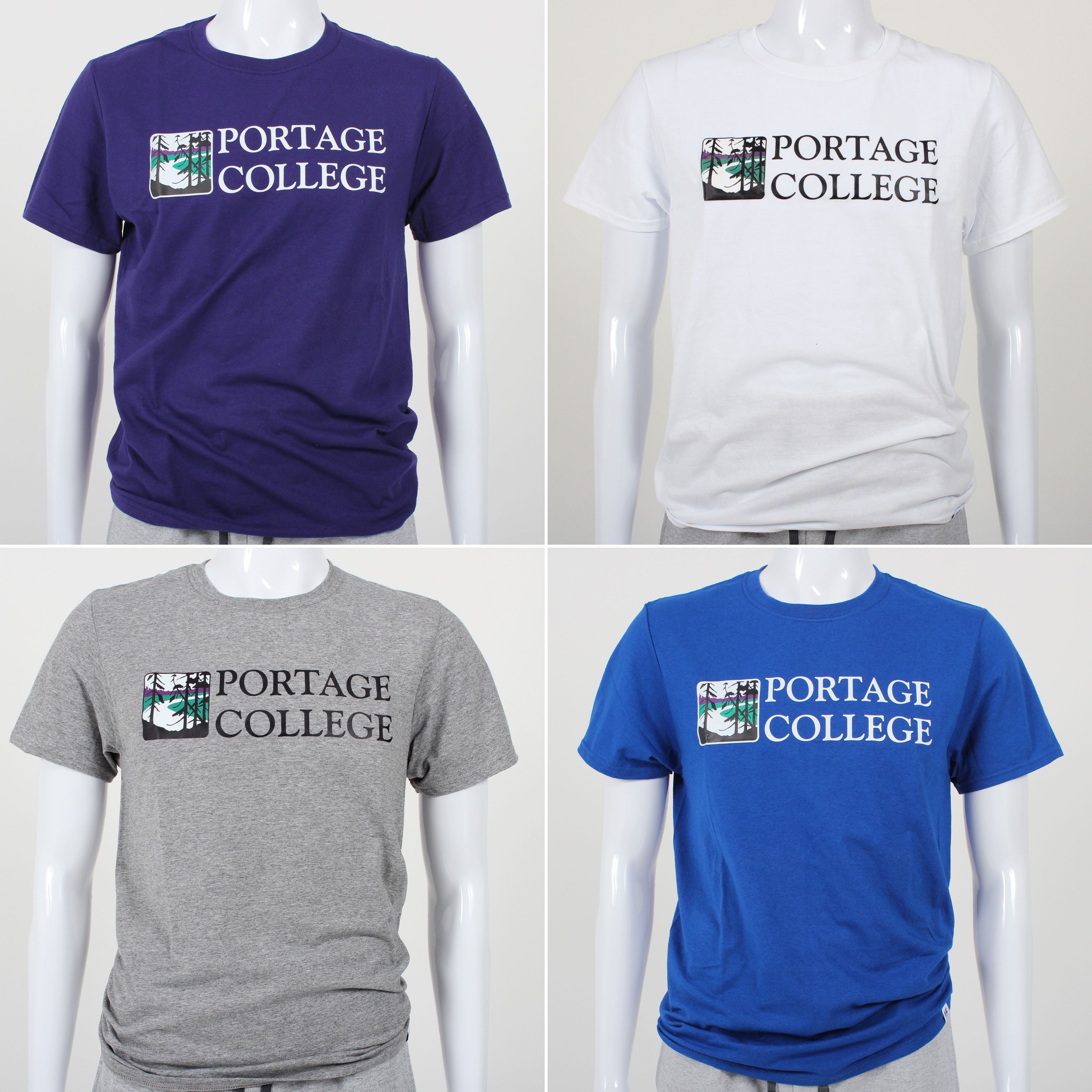 Portage Logo Short sleeve Tees – Portage College Bookstore