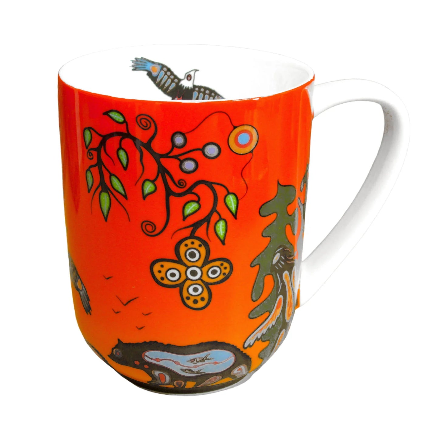 Indigenous Art Porcelain Mugs