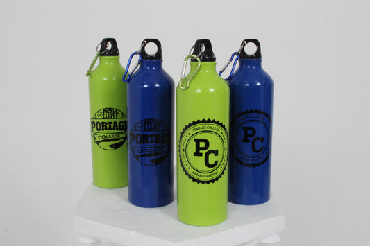 Portage College Water Bottles