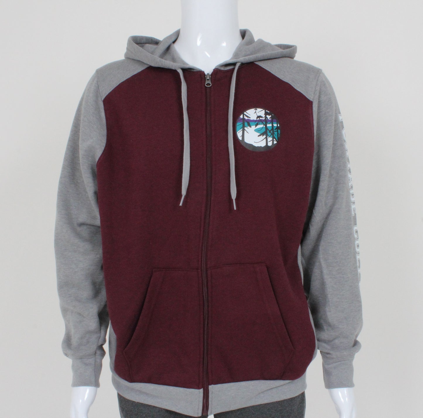 Portage Logo Augusta Full Zip Hoodie