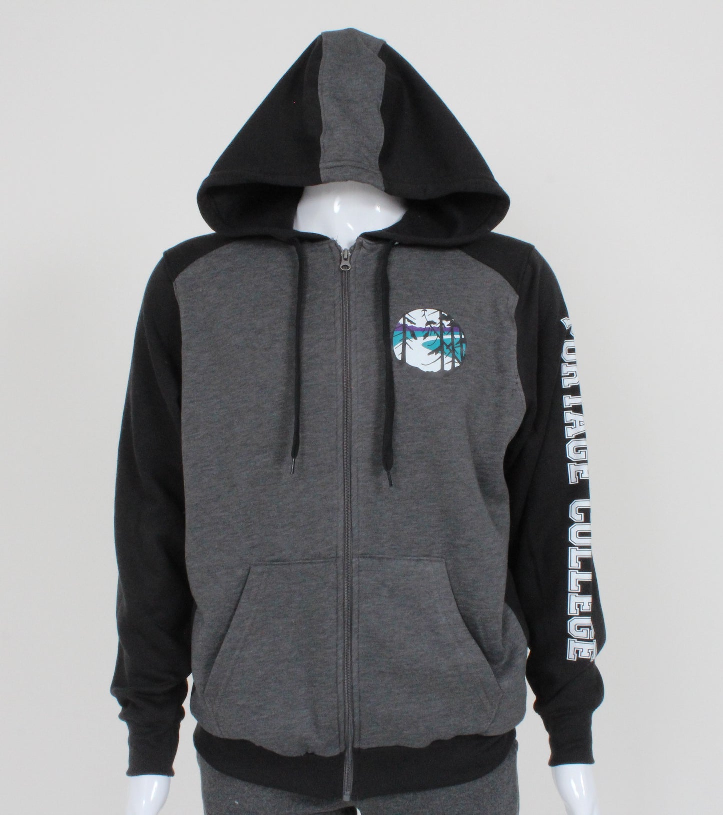 Portage Logo Augusta Full Zip Hoodie