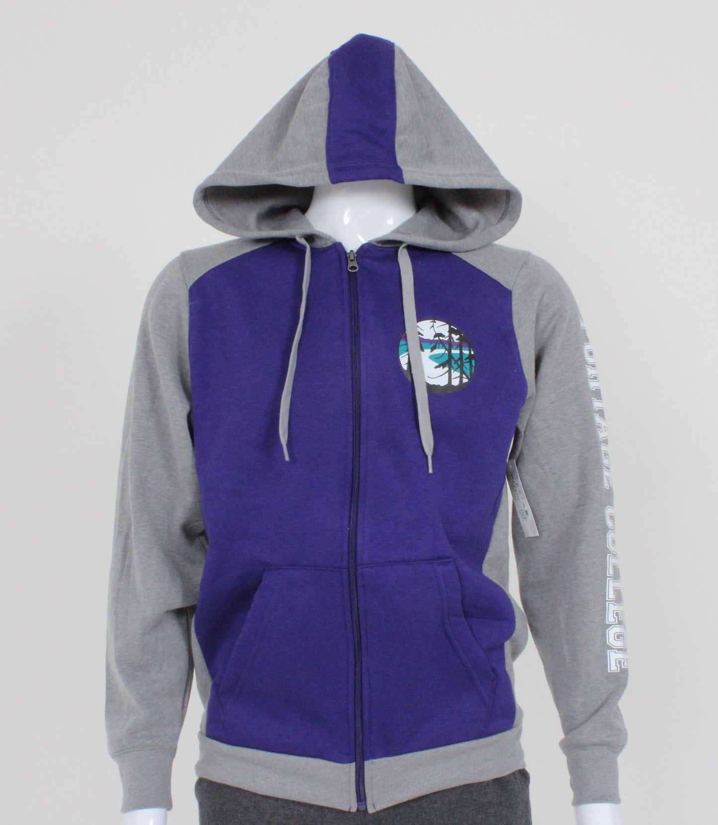 Portage Logo Augusta Full Zip Hoodie