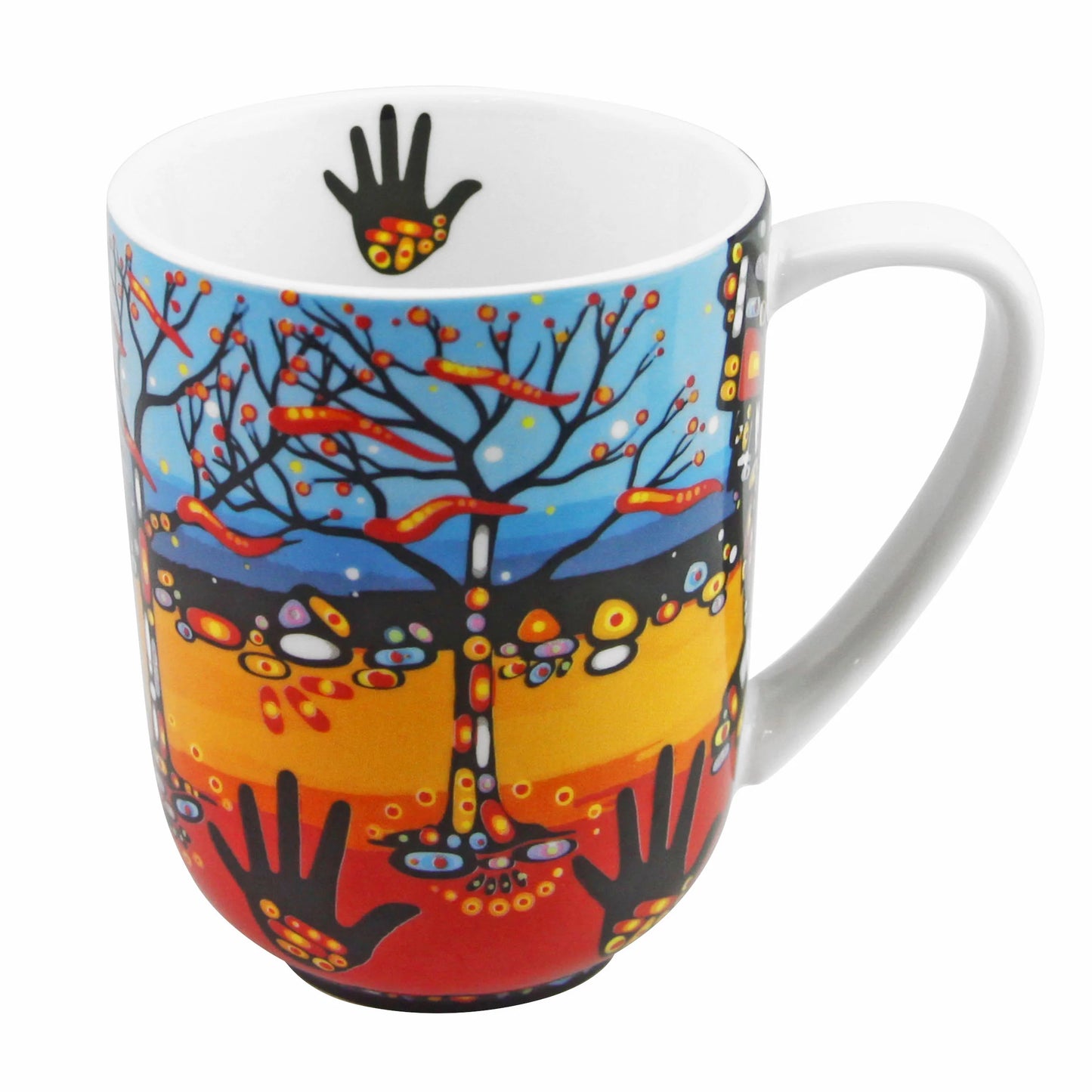 Indigenous Art Porcelain Mugs