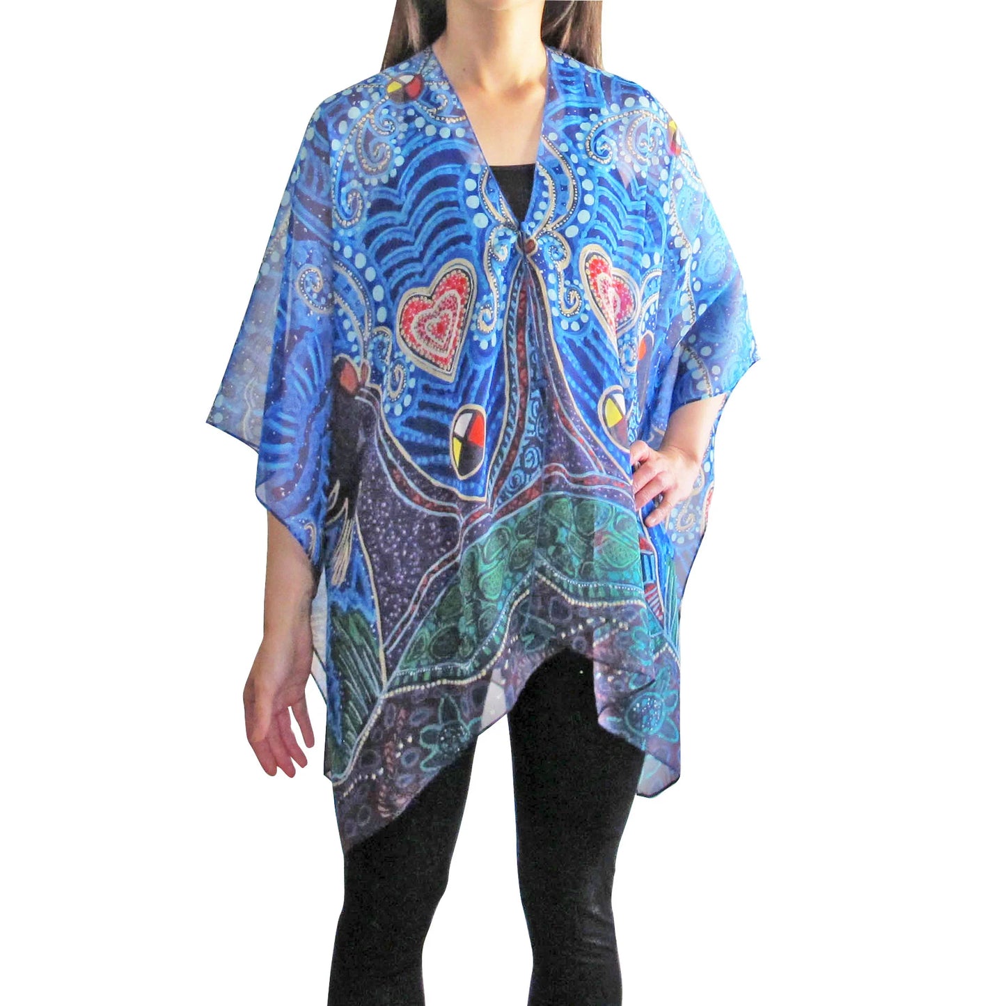 Indigenous Artist Kimono Scarf