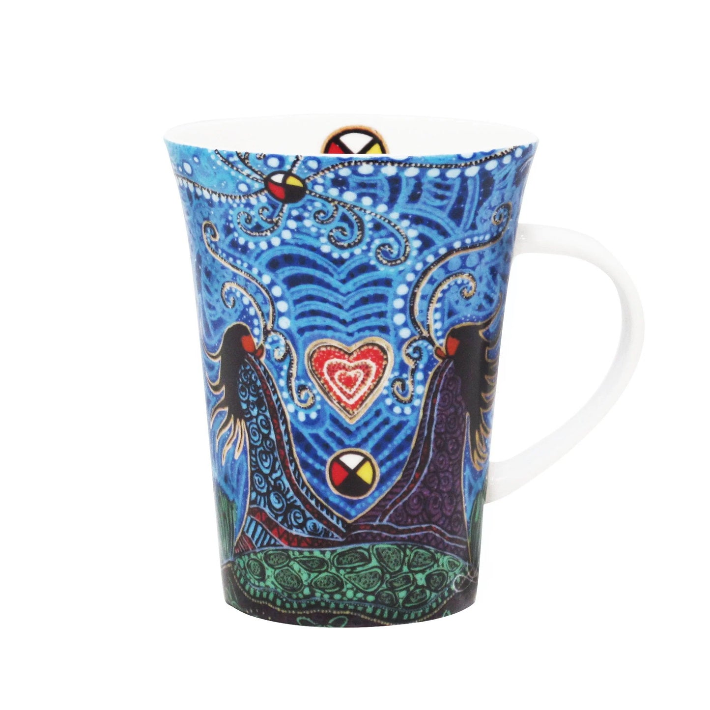 Indigenous Art Porcelain Mugs