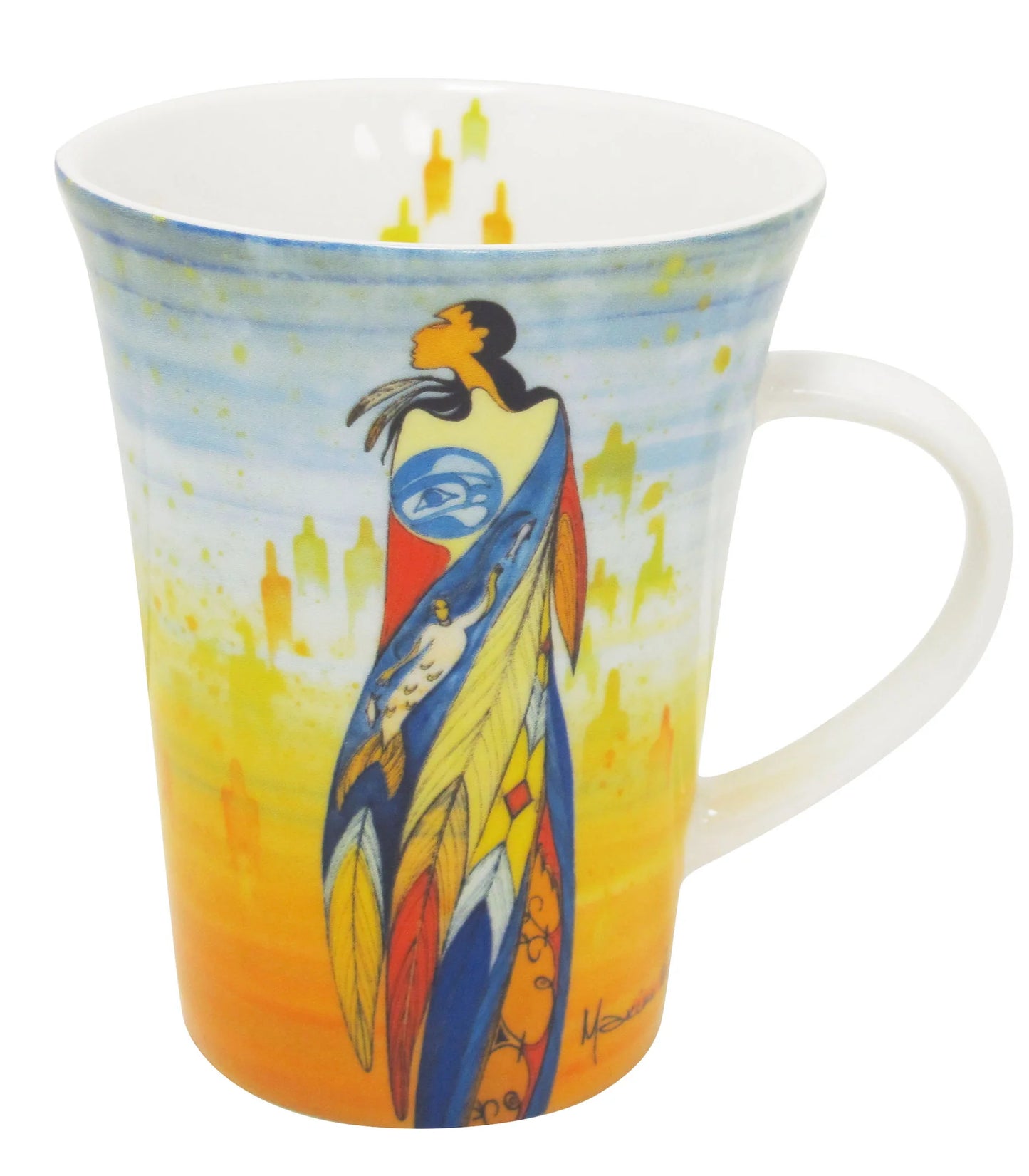 Indigenous Art Porcelain Mugs