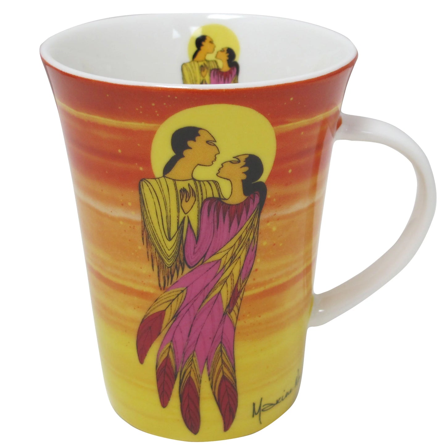 Indigenous Art Porcelain Mugs