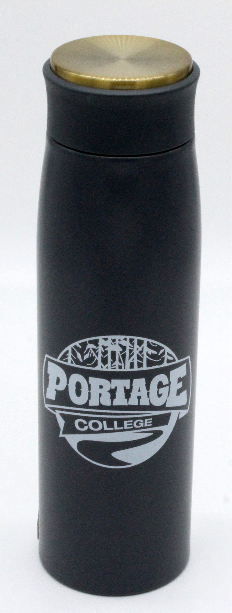 Prime Line Insulated Bottles with Portage College Logo