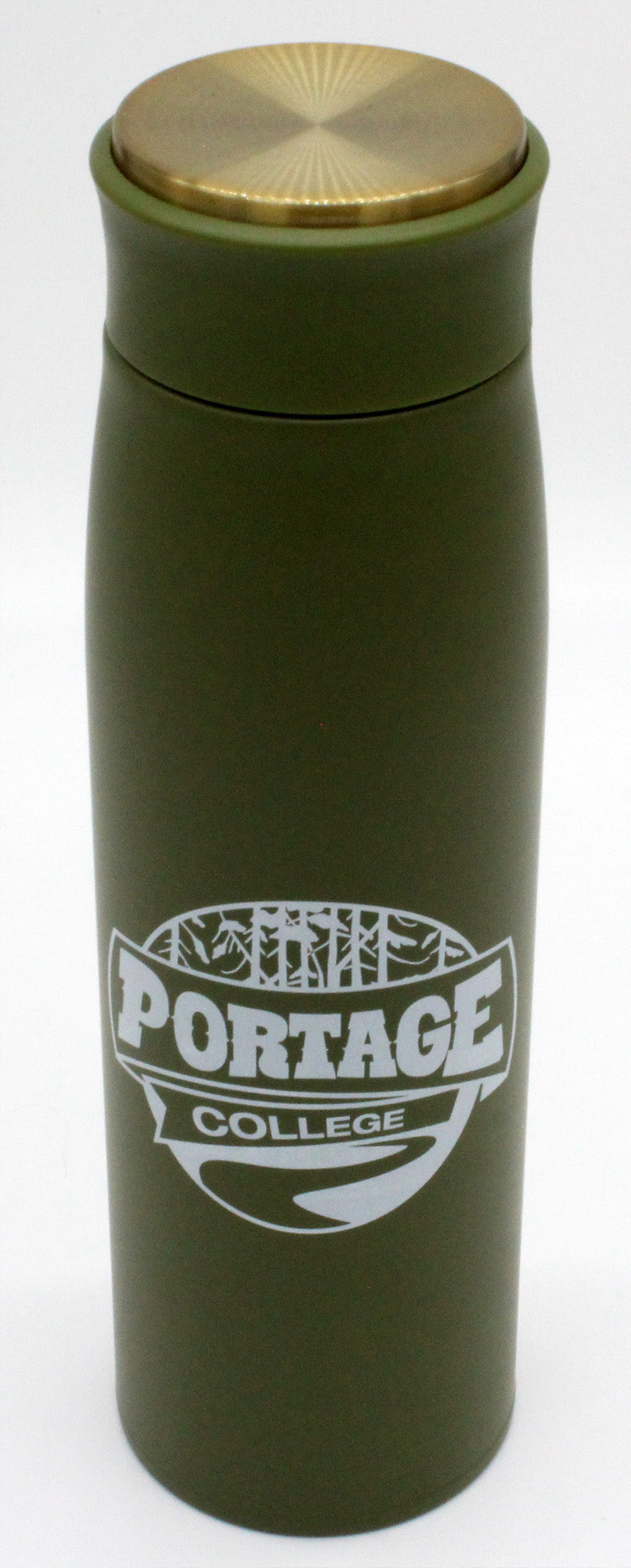 Prime Line Insulated Bottles with Portage College Logo