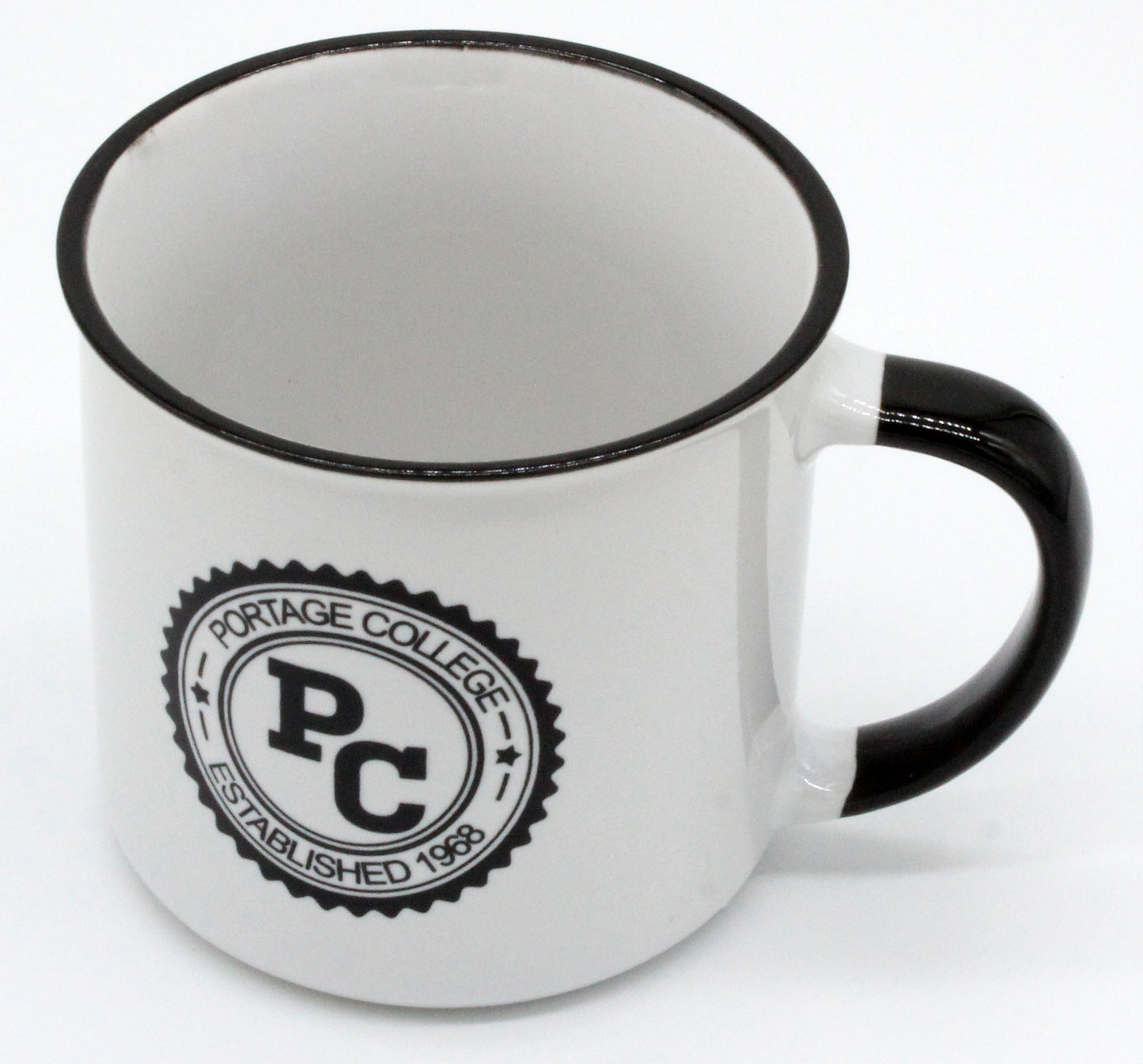 Portage College Stamp Logo Mug