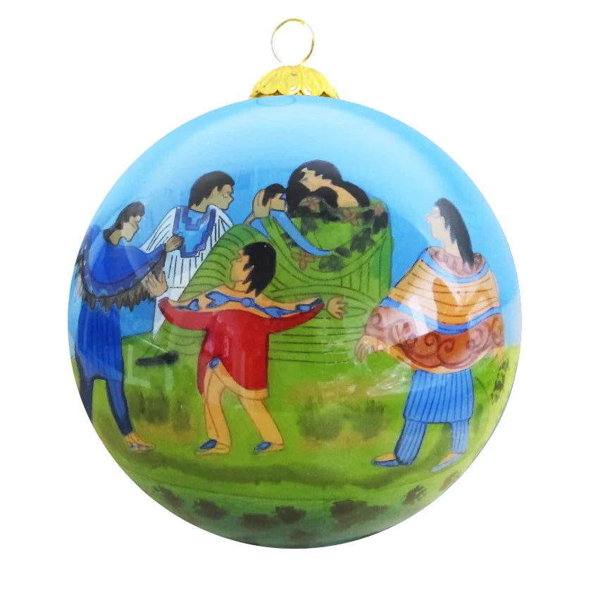 Indigenous Artist Glass Ornaments