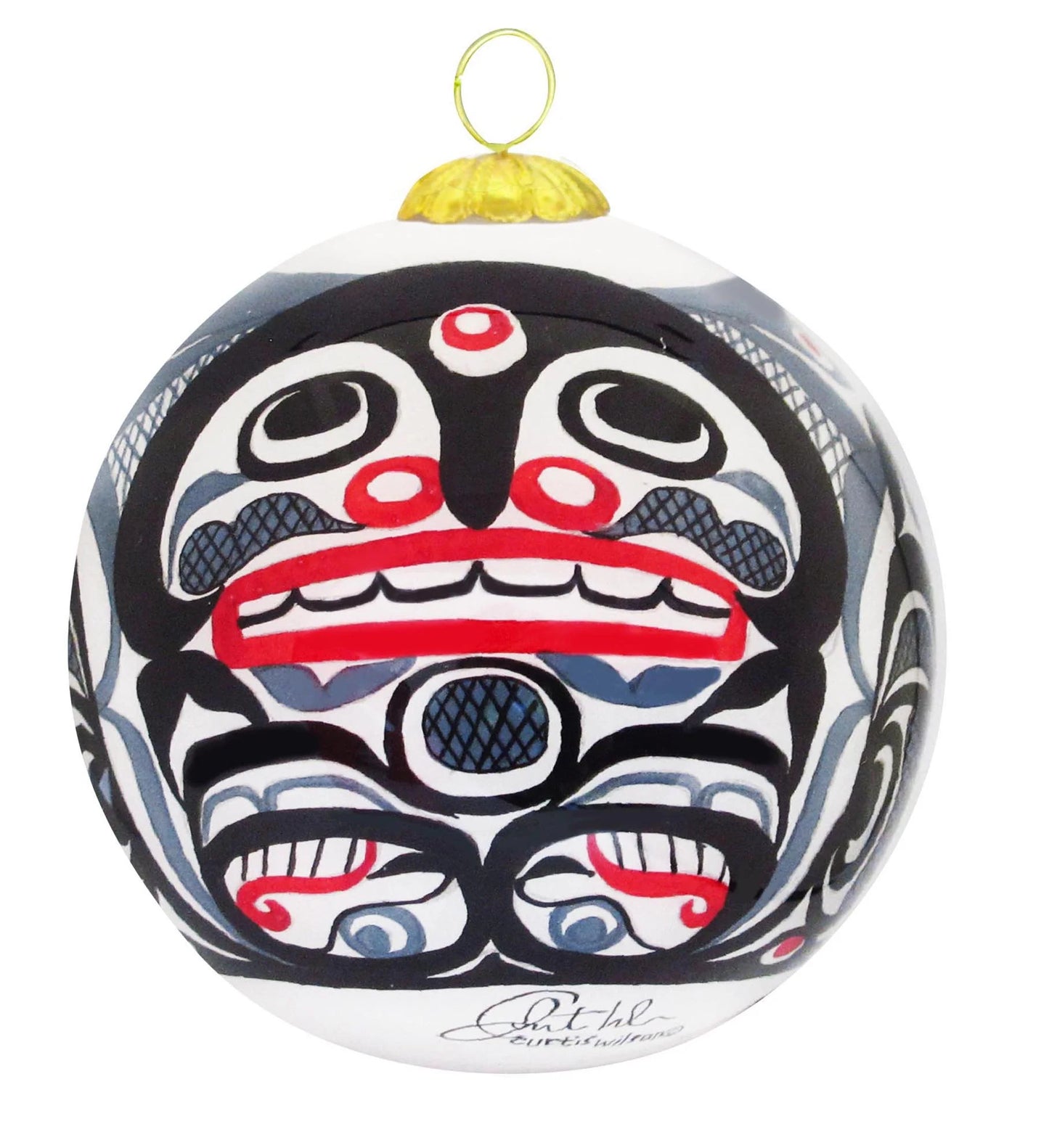 Indigenous Artist Glass Ornaments